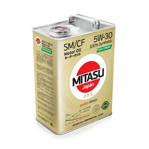 Моторное масло Mitasu SM MOLY TRIMER 5W30 4L