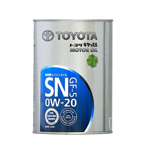 Моторное масло Toyota SN 0W20 4L
