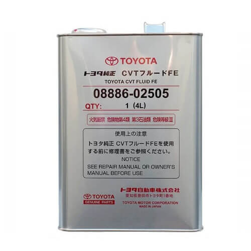 Трансмиссионное масло Toyota CVT Fluid 4L