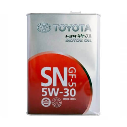 Моторное масло Toyota SN 5W30 4L