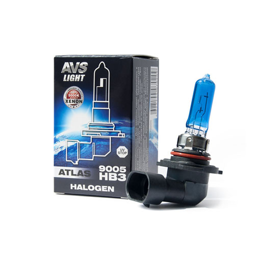 Галогенная лампа AVS ATLAS HB3/9005.12V.65W Blue