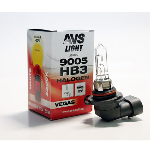 Галогенная лампа AVS Vegas HB3/9005.12V.65W.