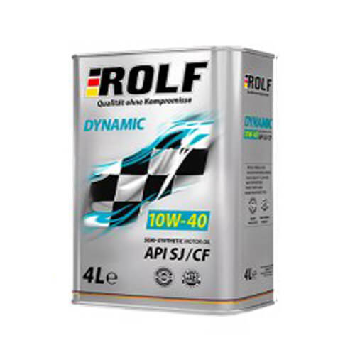 Моторное масло Rolf Dynamic 10W40 4L