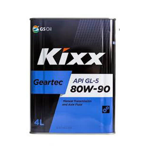 Трансмиссионное масло Kixx GL-5 80W90 4L